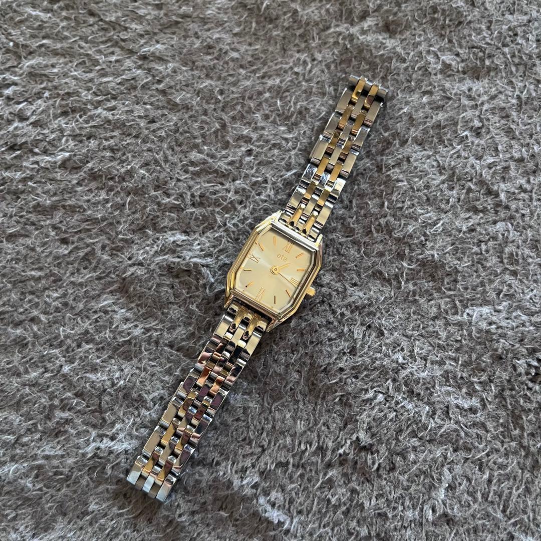 エテ 腕時計 ete エテ 腕時計 防水 1P ダイヤモンド ステンレススチール