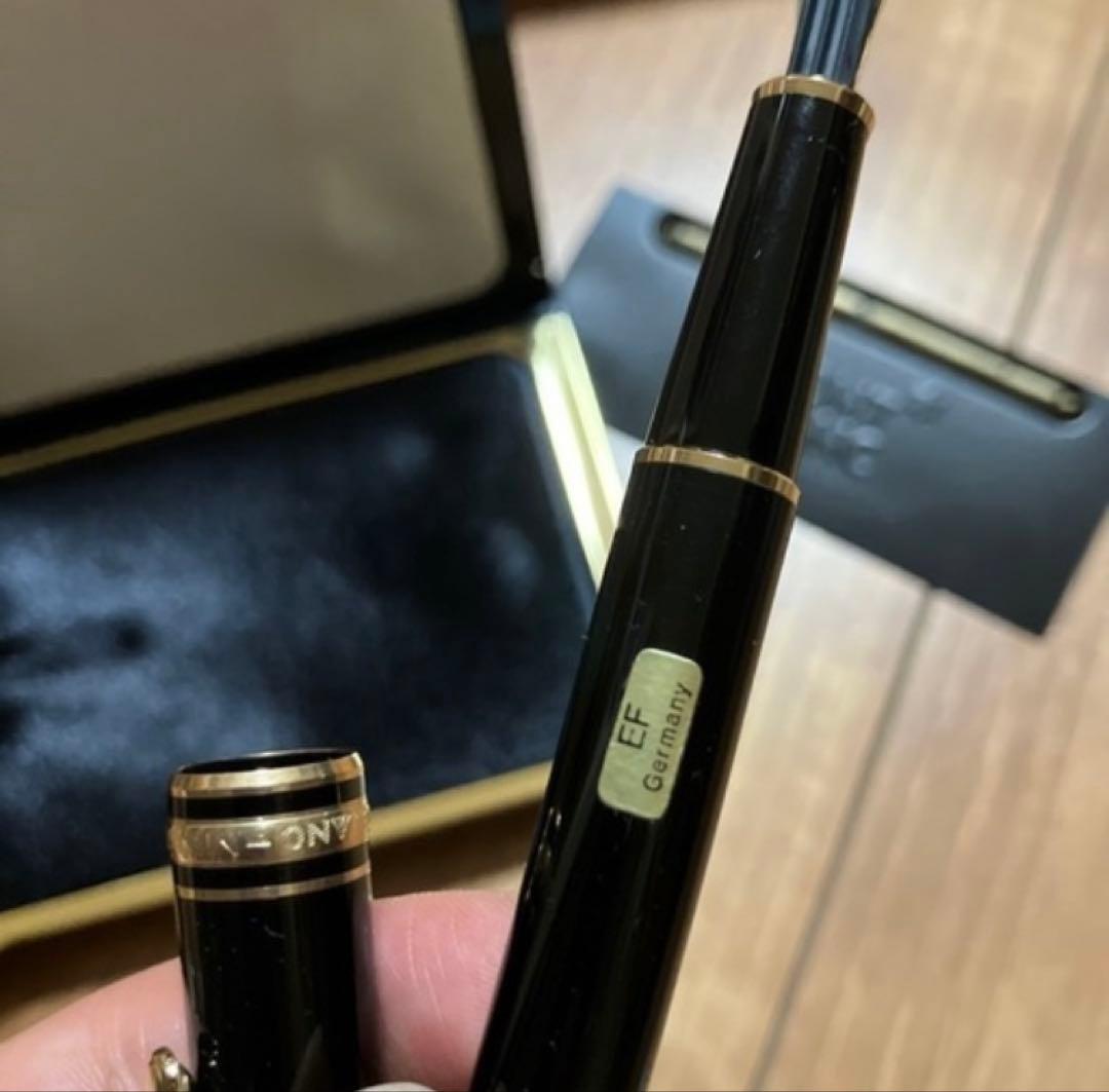 31年前の物です。MONT BLANC 万年筆 ケース付き14k