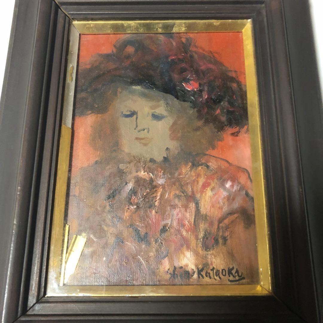 ⬛️ 稀少！ 貴重！ レア！⬛️ 片岡真太郎 「少女」！⬛️ 個展 当時