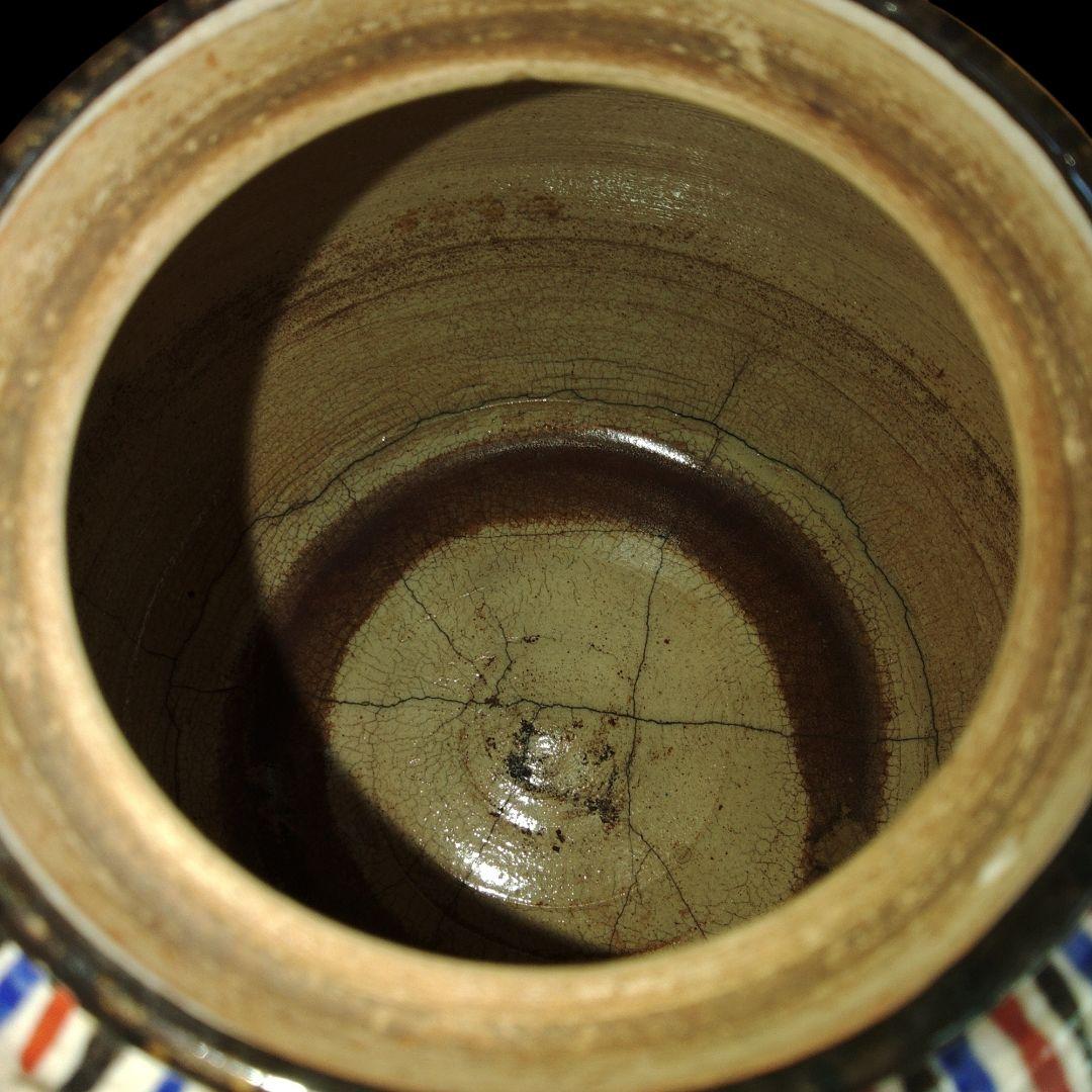 清水六兵衛 麦藁手急須 土瓶 漆補修