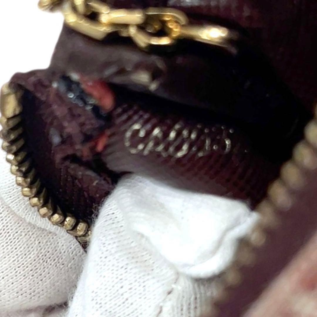 ルイヴィトン ケース モノグラムミニ ポシェットクレ ゴールド チェリー