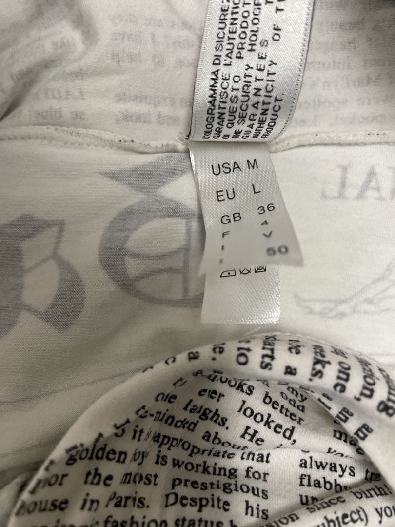 John Galliano ニュースペーパー　パーカー USA M