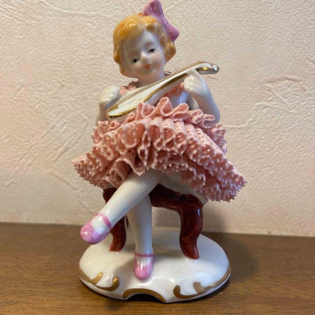 ドイツ老舗 ライヒェンバッハ レースドール 陶器 3体セット - メルカリ