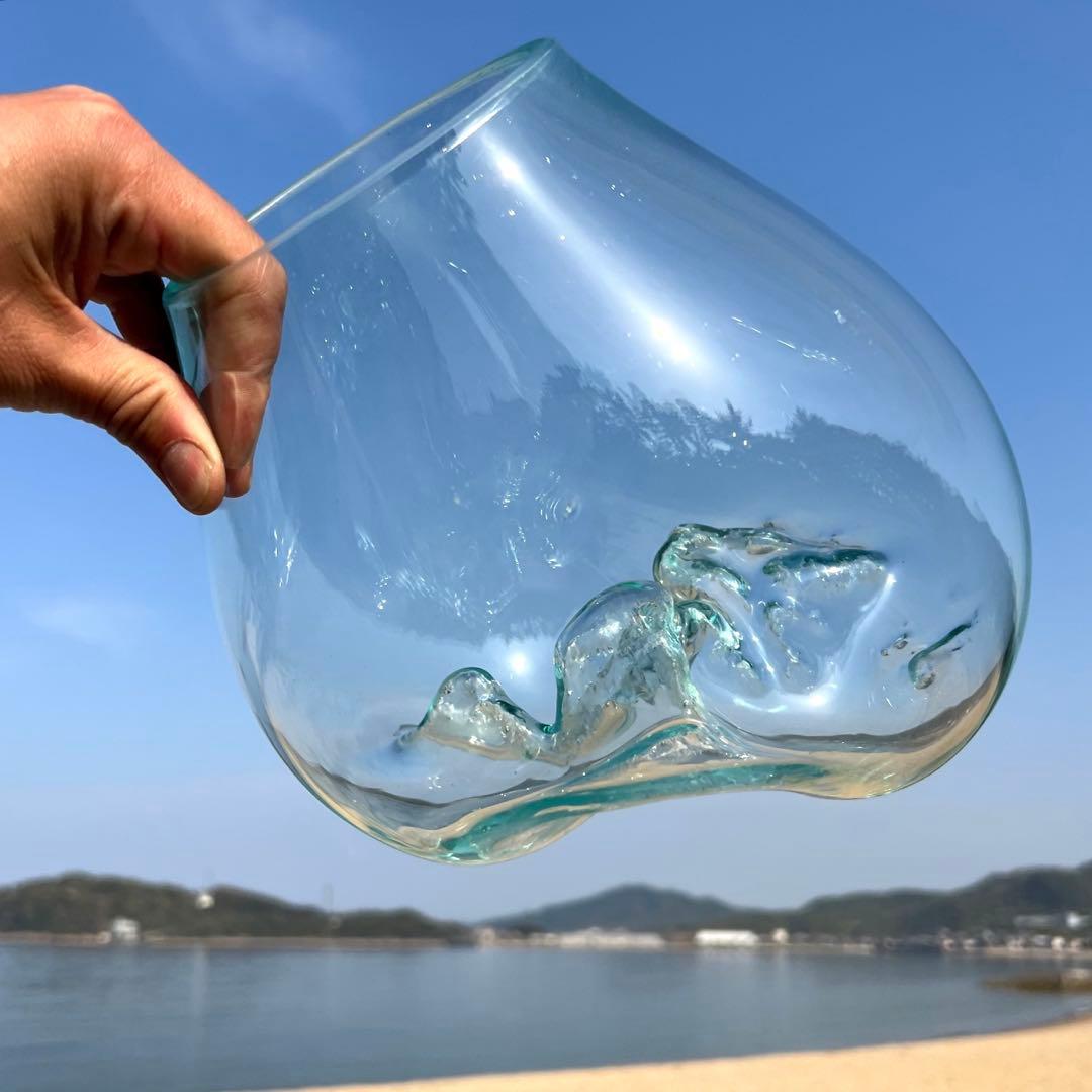 流木ガラスオブジェ特大E 花瓶 金魚鉢 テラリウム 節約 フラワーポット