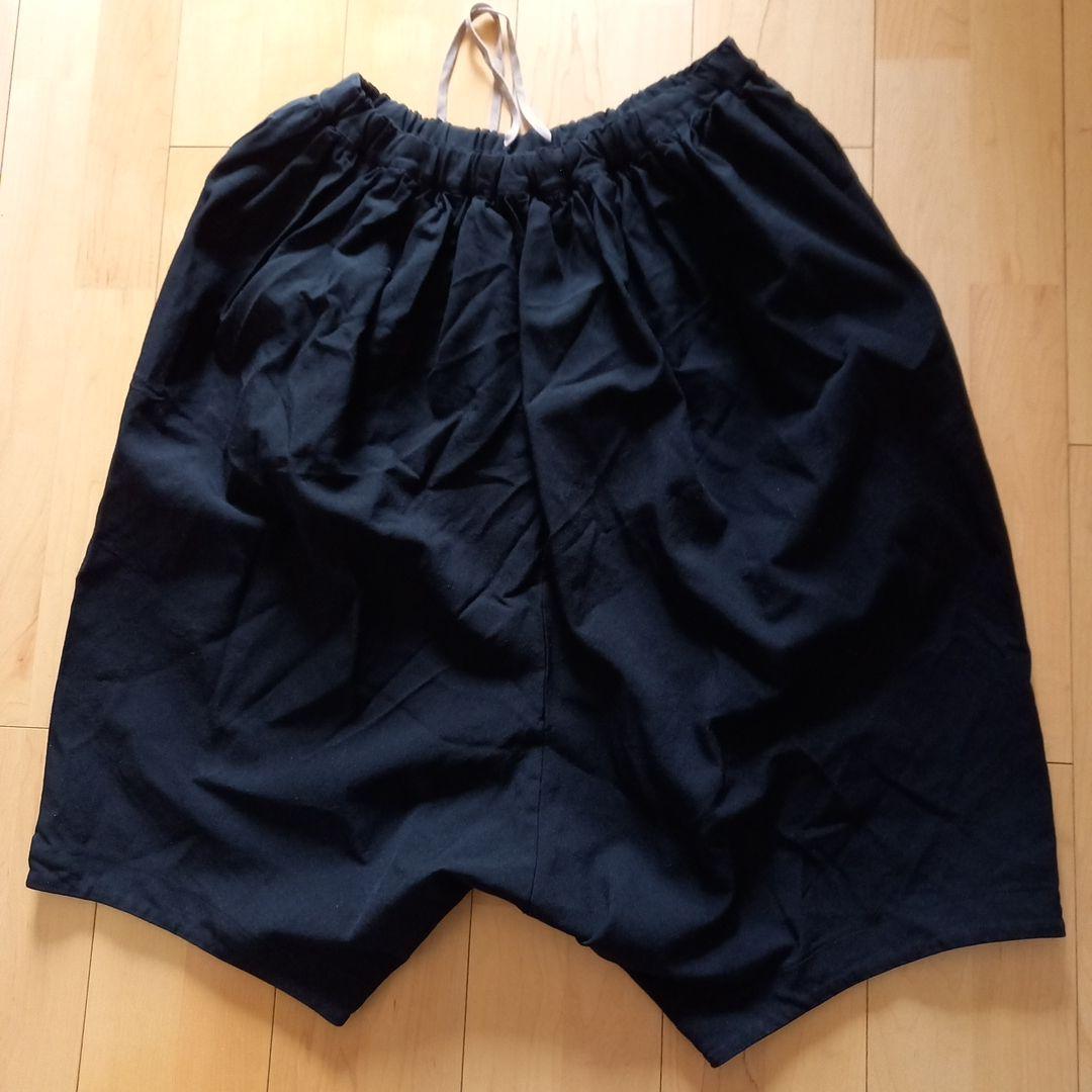 BLAKcomme des garçons ポリ縮 ワイド サルエル パンツ　M