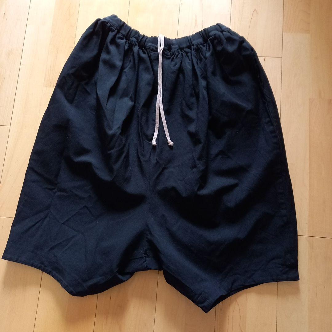 BLAKcomme des garçons ポリ縮 ワイド サルエル パンツ　M