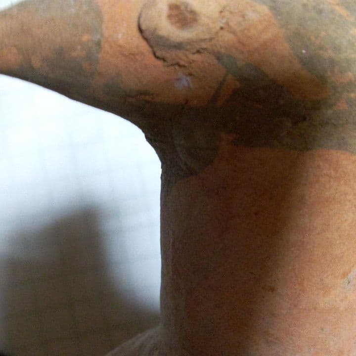 南米遺跡 鳥 陶器