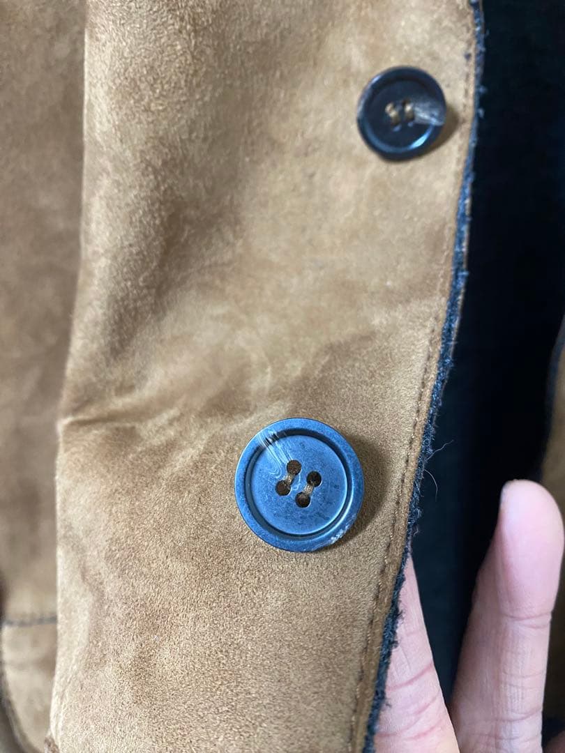 20万 秋冬 アルテア スエード レザー ジャケット ブラウン 茶 最高級