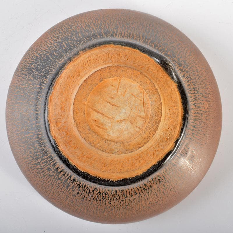 中国 南宋 建窯 兎毫盞 禾目天目茶碗 C R6465E 美術品・アンティーク