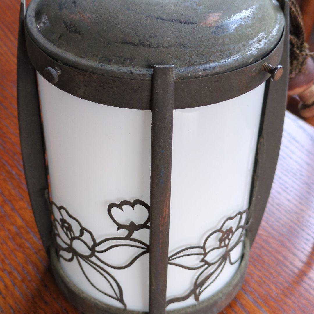 迎賓館 大正ロマン◇照明 ペンダントライト アンティーク 乳白 ランプ