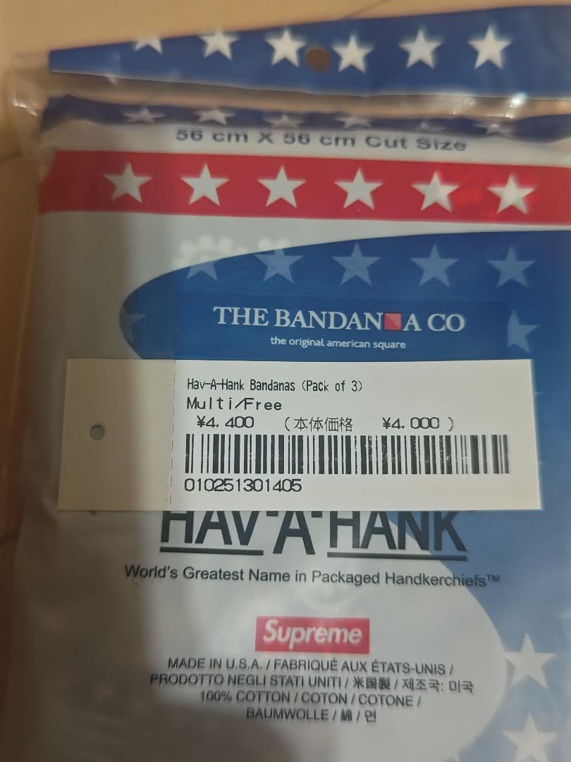 小物 Supreme/Hav-A-Hank Bandanas (Pack of 3)