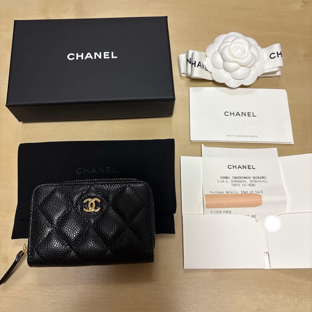 【新品未使用】 CHANEL クラシックジップパース ミニウォレット 財布