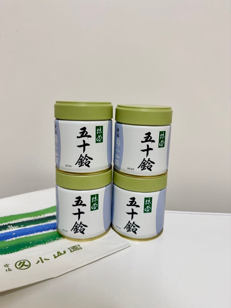 抹茶丸久小山園 五十鈴 ISUZU 5缶セット 賞味期限2026年3月