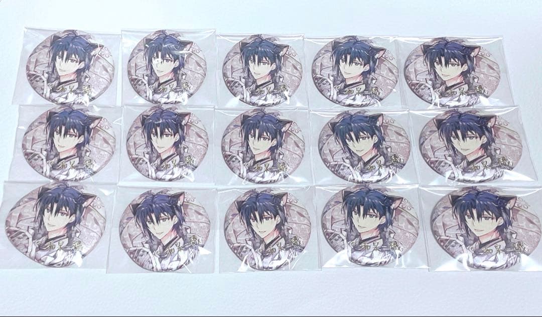 アイドリッシュセブン アイナナ 6th 缶バッジ　一織 アイナナ アイドリッシュセブン 6周年 猫耳 缶バッジ 和泉一織 6th