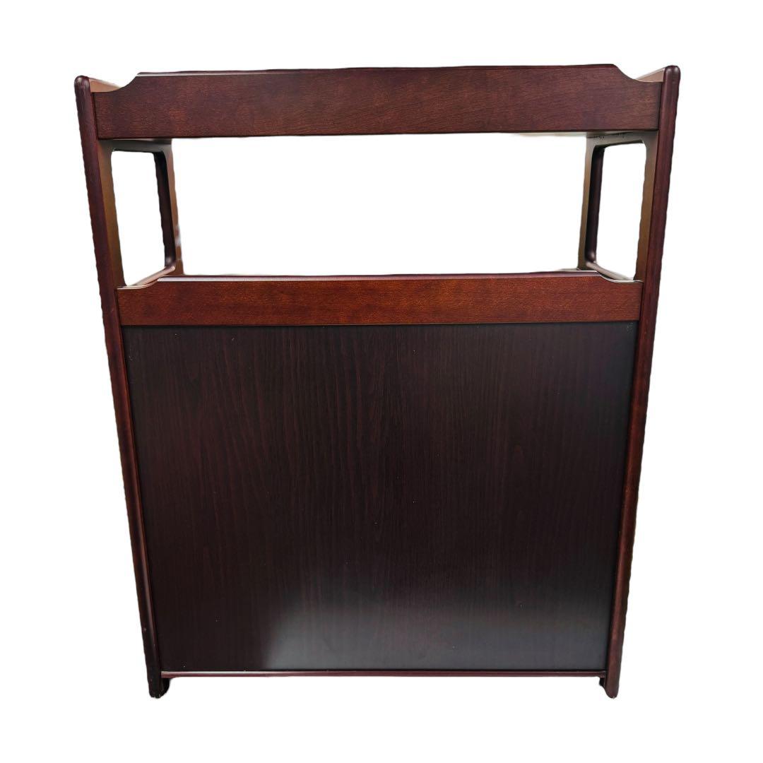 KARIMOKU カリモク 電話台・FAX台 木製 オールド ヴィンテージ Used/キレイ