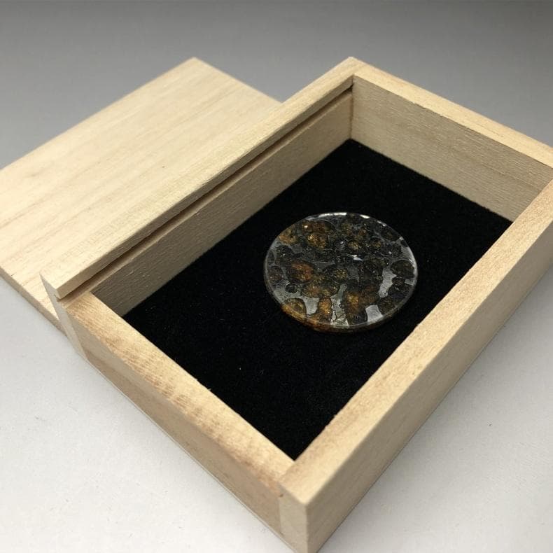 パラサイト隕石 隕石 石鉄隕石 セリコ隕石 重さ約8g 共箱