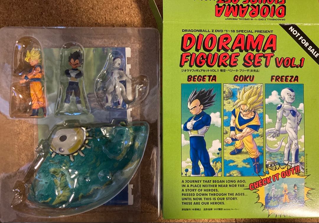 ドラゴンボールZ DVD購入特典 ジオラマフィギュアセット 全3種