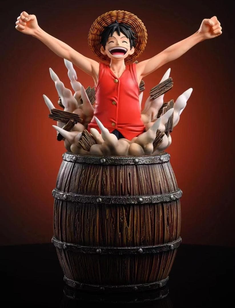 ワンピース ルフィ 初登場 ガレージキット フィギュア 塗装済み完成品 1/6