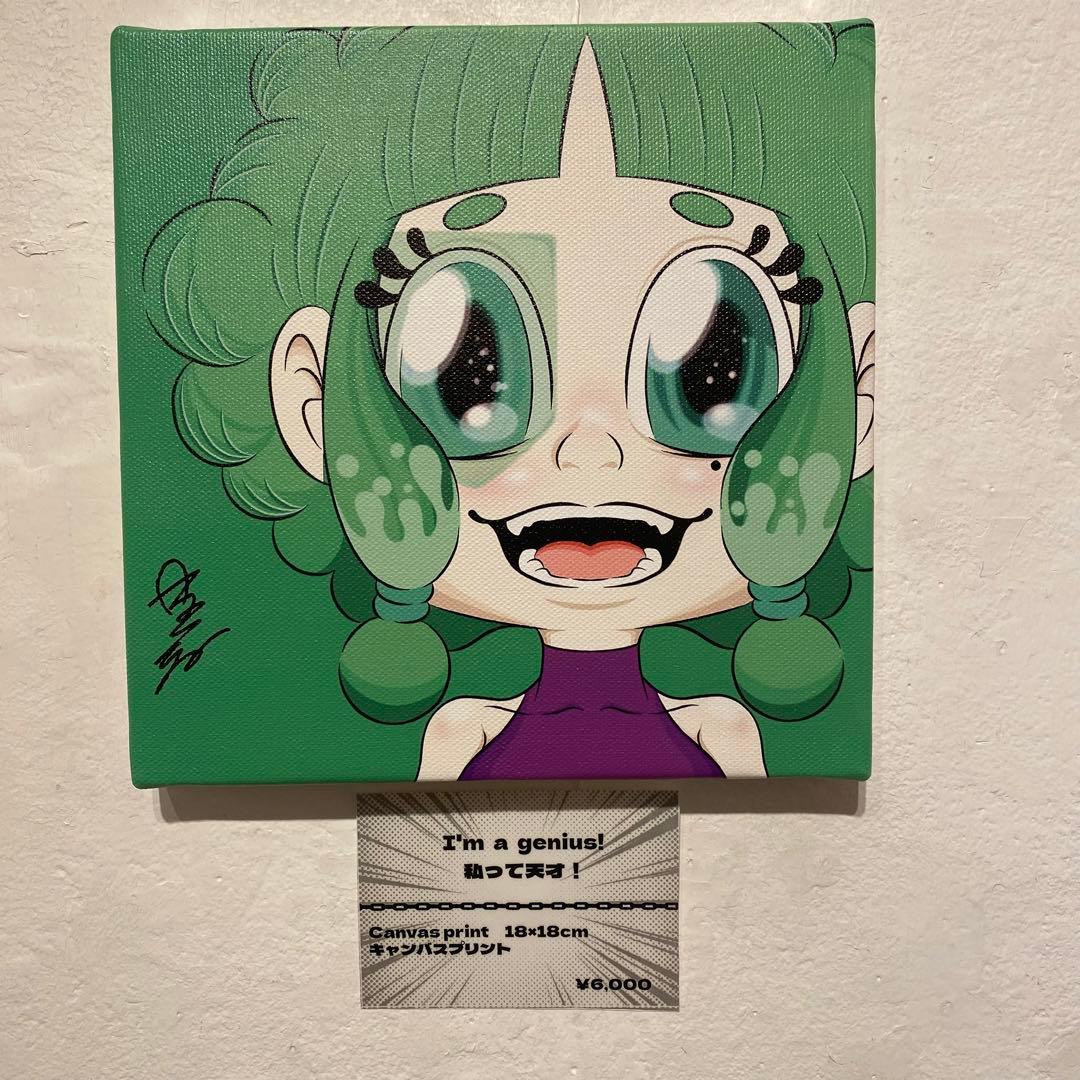 キャンバスアート プリント オリジナルヒーロー スマイリーフラガリア