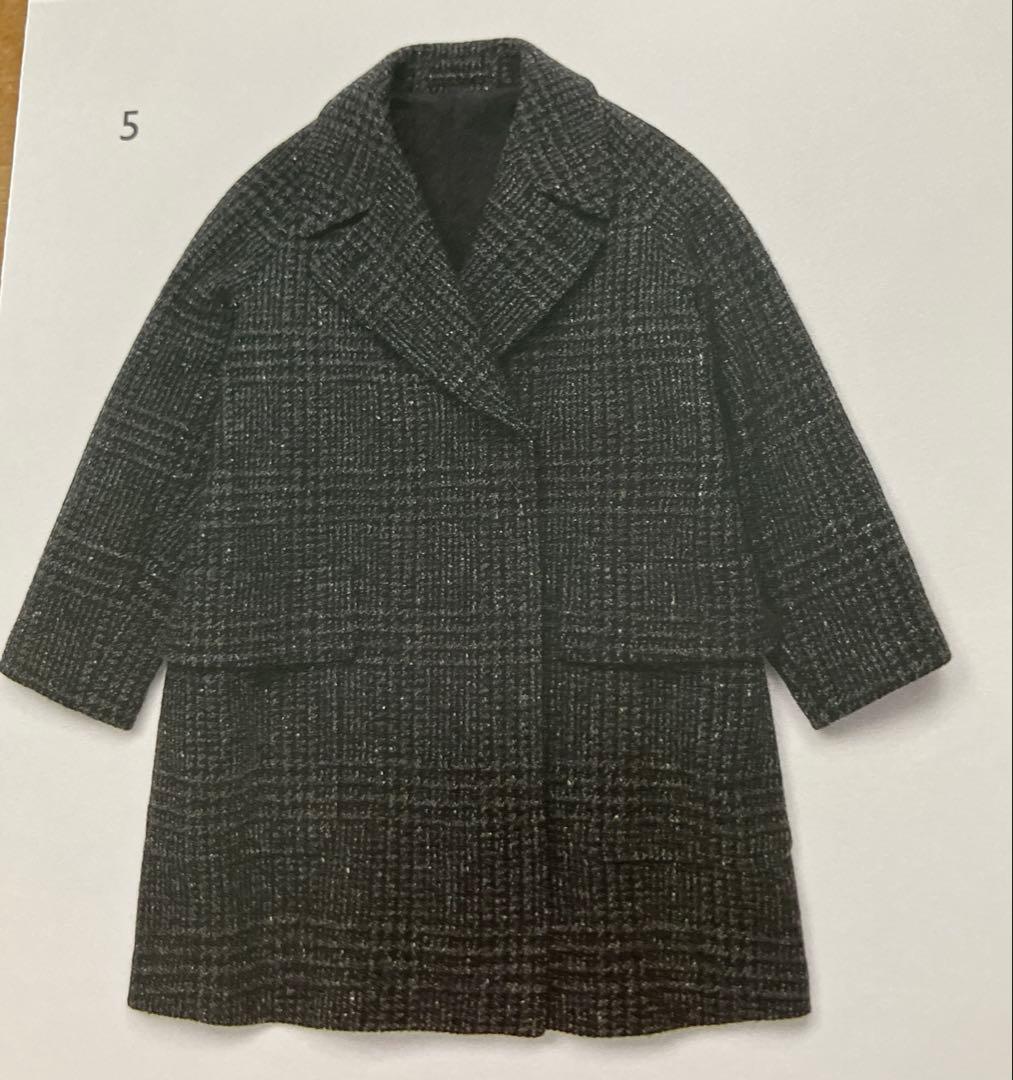 1/27迄　マーガレットハウエルLARGE PRINCE OF WALESコート MARGARET HOWELL マーガレットハウエル LARGE PRINCE OF WALES WOOL
