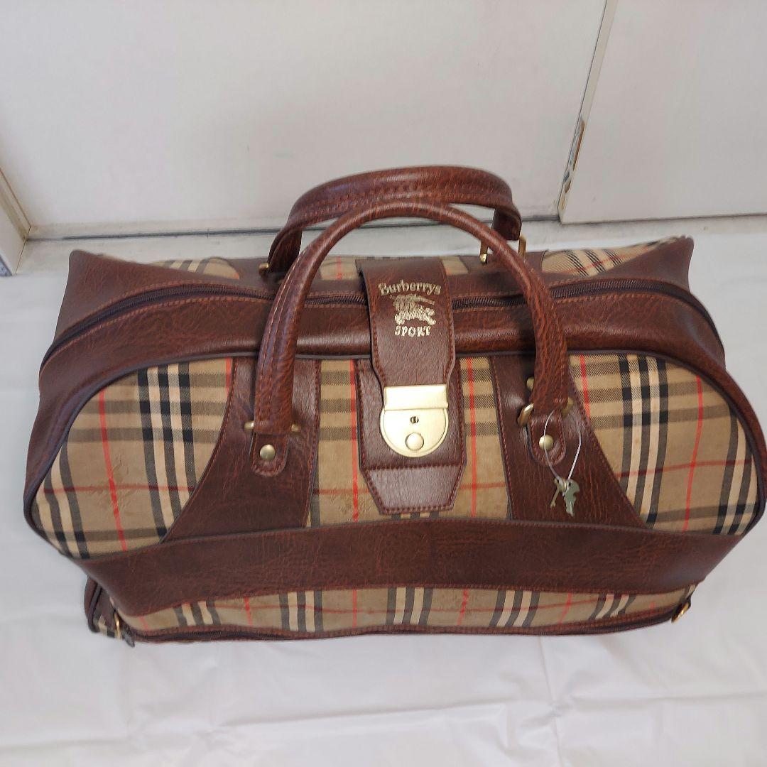 ☆Burberryes SPORT ボストンバック（特大L）◎vintages ☆Burberryes