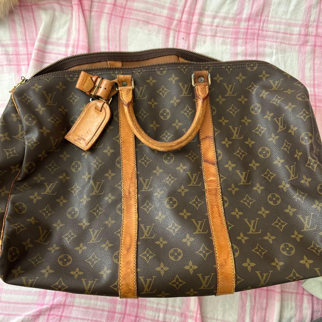 Louis Vuitton ボストンバッグ 大容量 ブラウン Louis Vuitton ボストンバッグ 大容量 ブラウン ルイ・ヴィトン