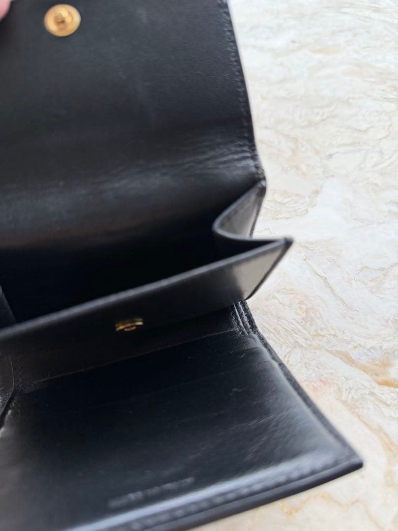 翌日配送☆【Celine 】セリーヌトリオンフ ウォレット ブラック