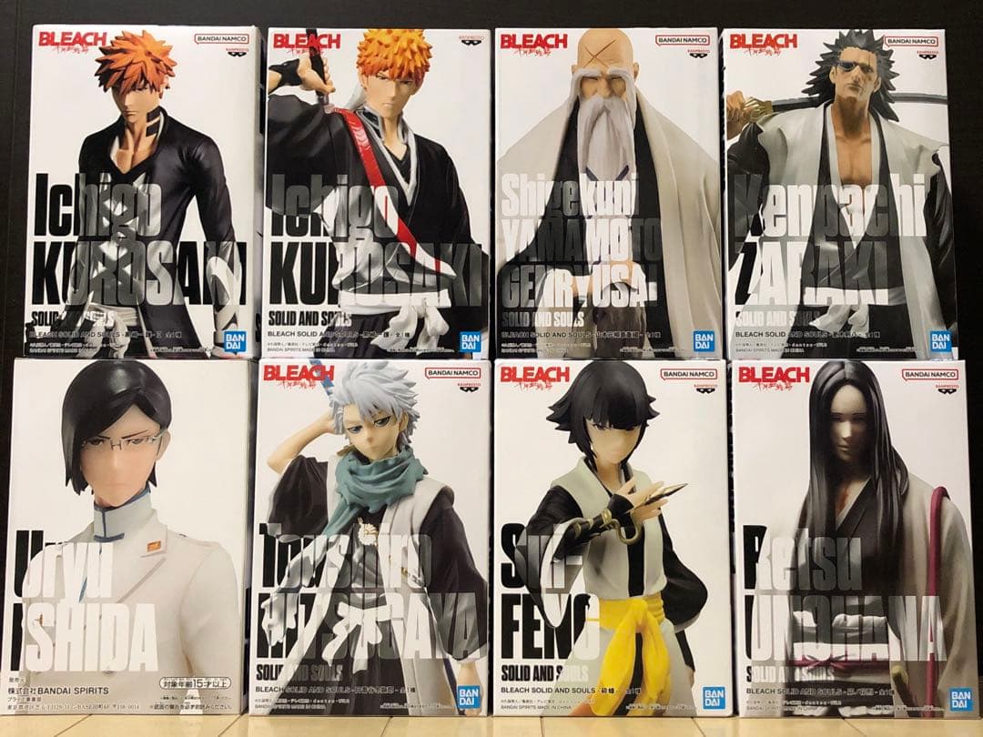 BLEACH 千年血戦篇 SOLID AND SOULS 8点セット フィギュア