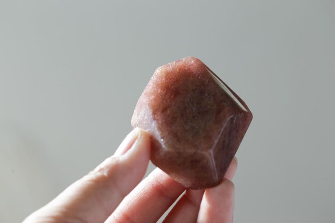 天然石】ストロベリークォーツ フリーフォーム