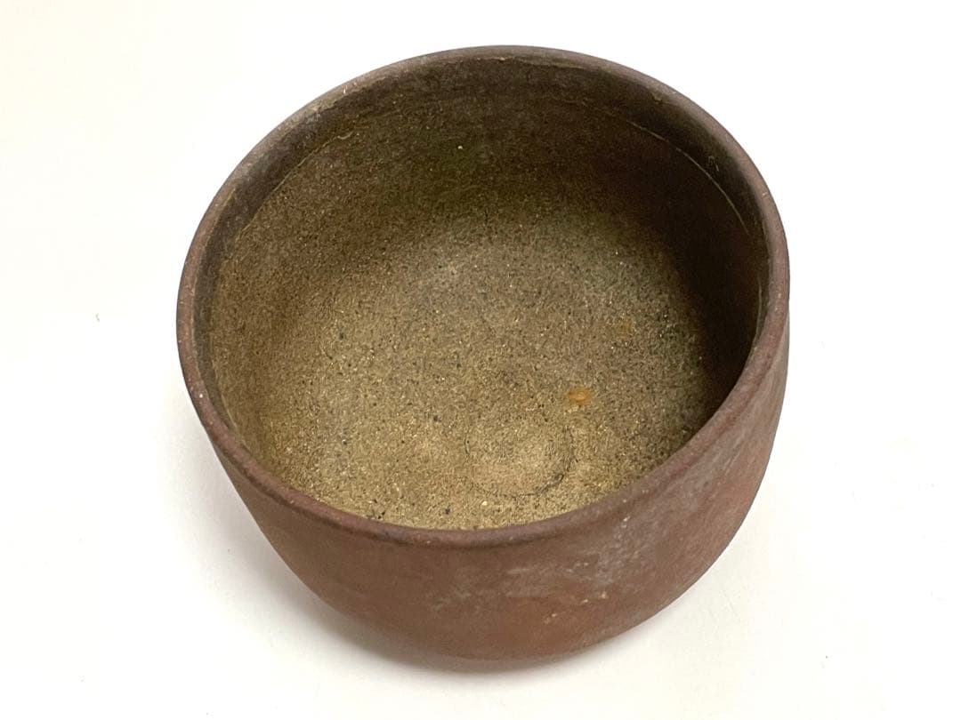 作家物 陶芸家 作者不明 焼締 茶碗 ボウル 抹茶碗 箱無し 美術品・