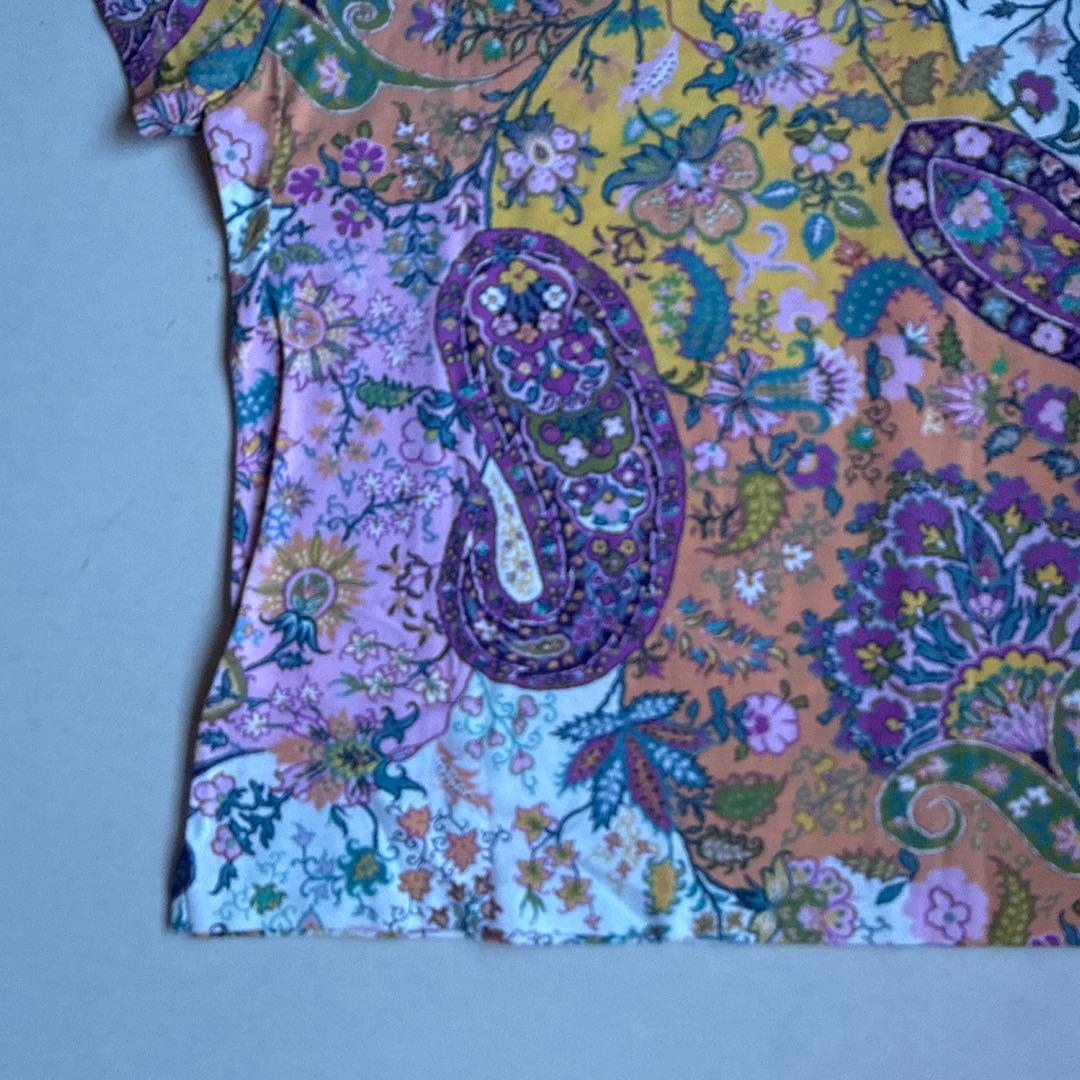【新品未着用タグ付き】ETRO エトロ ペイズリー柄 ポロシャツ 半袖