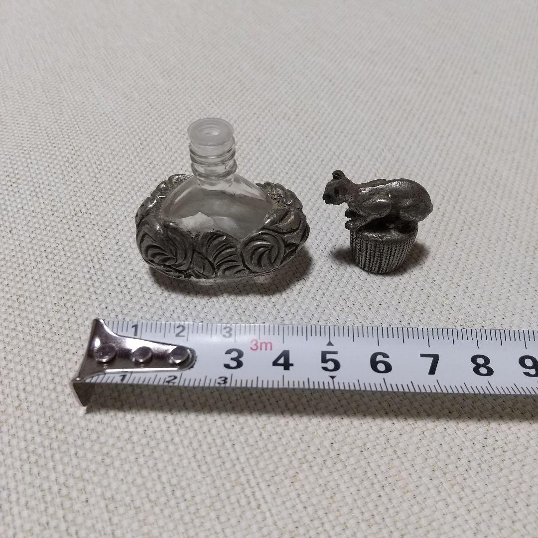 猫の小瓶 香水瓶 フランス 20世紀