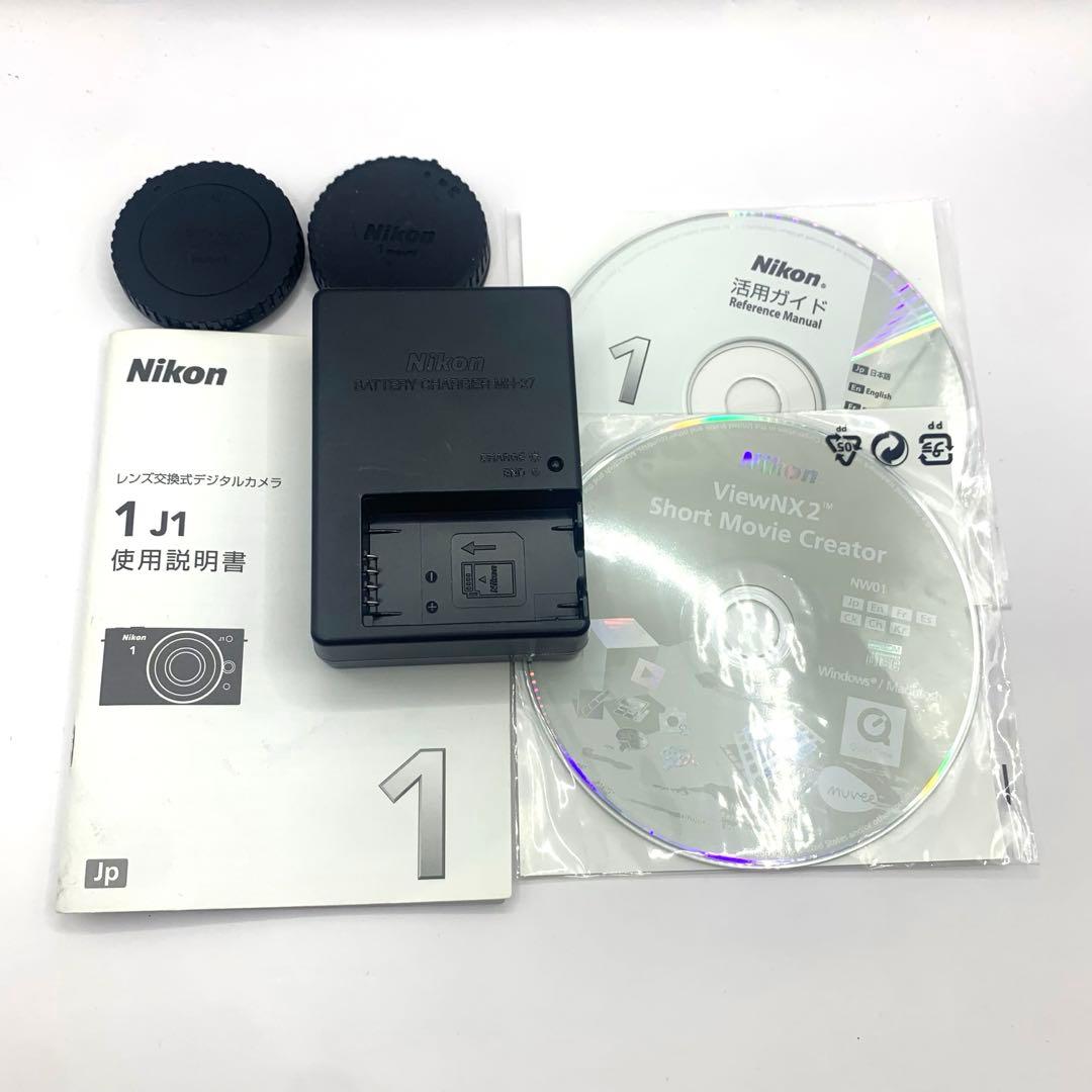 Nikon 1 J1 ホワイト ミラーレス一眼カメラ レンズセット Nikon 1 J1