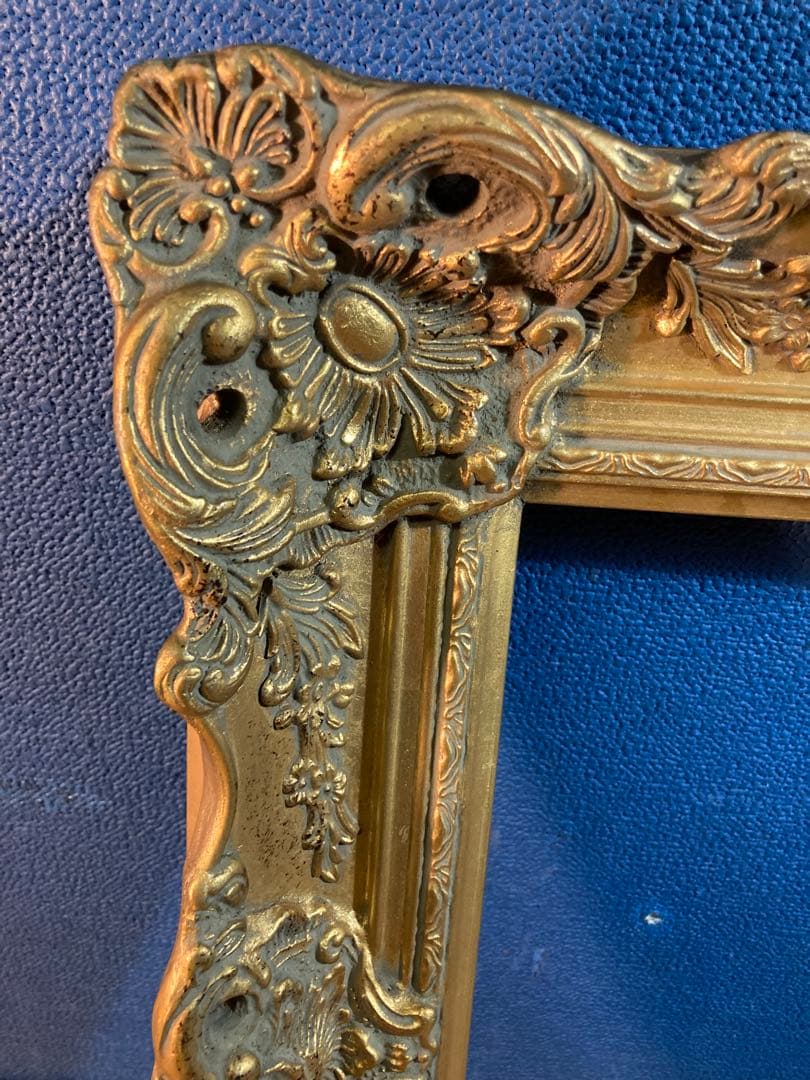 H 額縁 アンティーク調 ヴィンテージ ゴールド 金色 アート 油絵