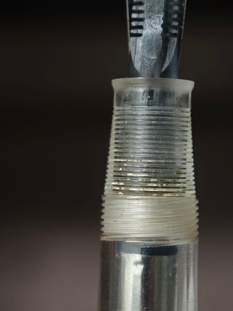 プラチナ万年筆 スケルトン 万年筆 透明 廃盤 ヴィンテージ Platinum