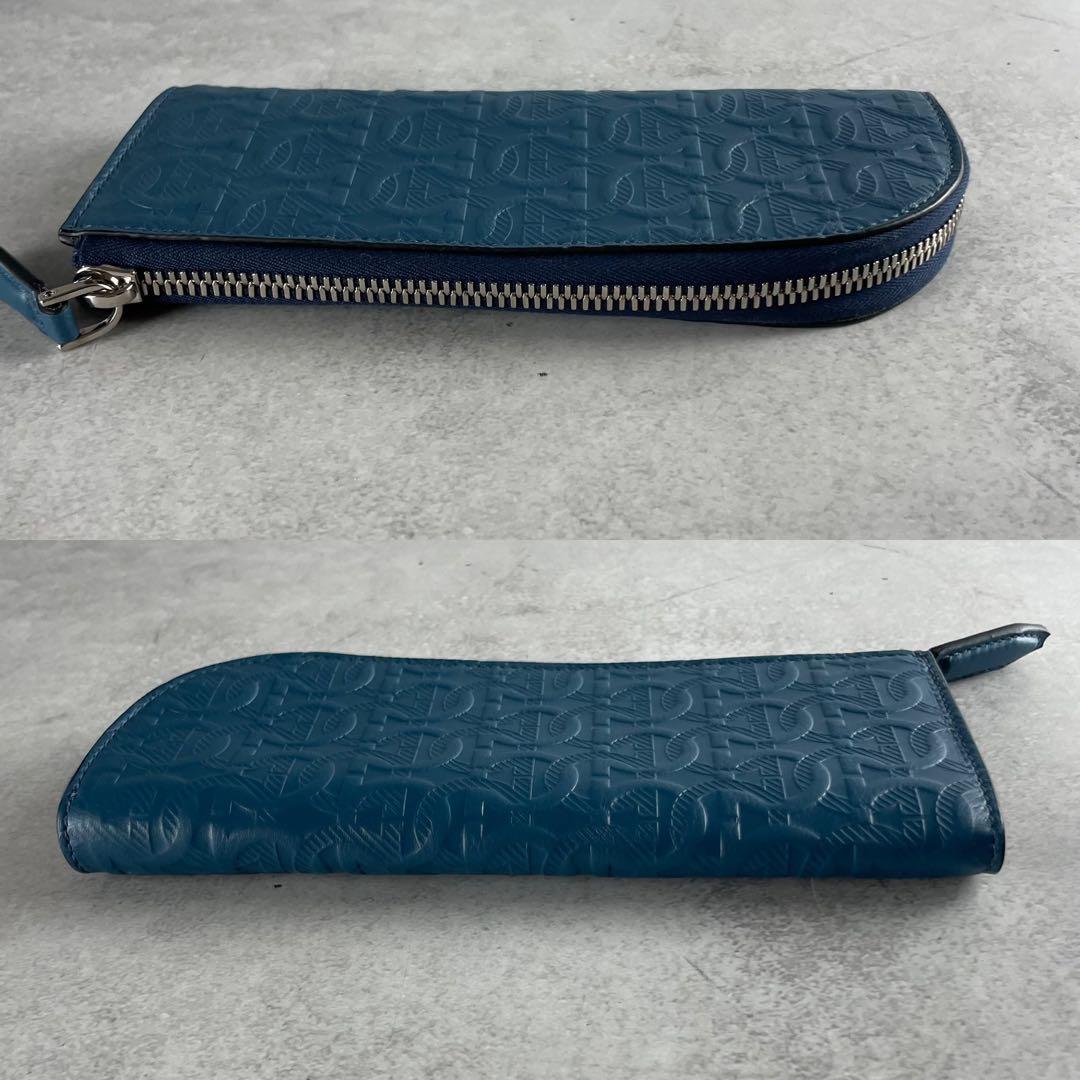 未使用級✨ サルヴァトーレフェラガモ 現行 ペンケース エンボス加工