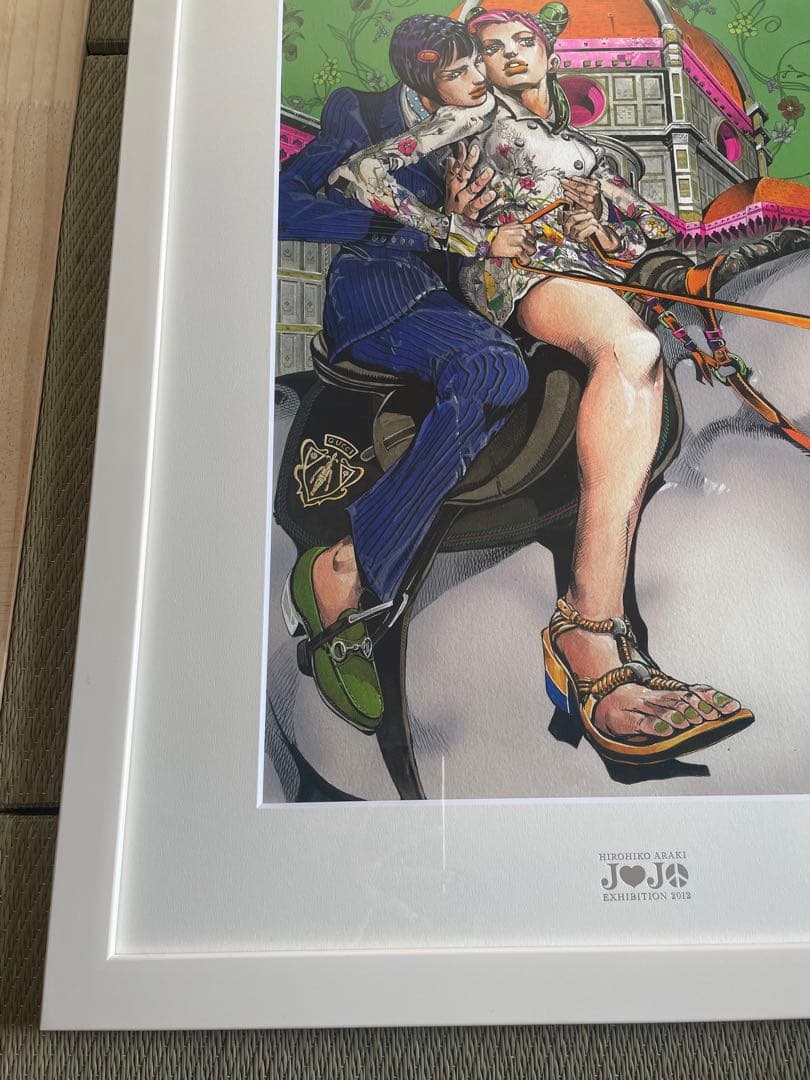 2012年 荒木飛呂彦原画展 ジョジョ展 複製原画 ブチャラティ 徐倫