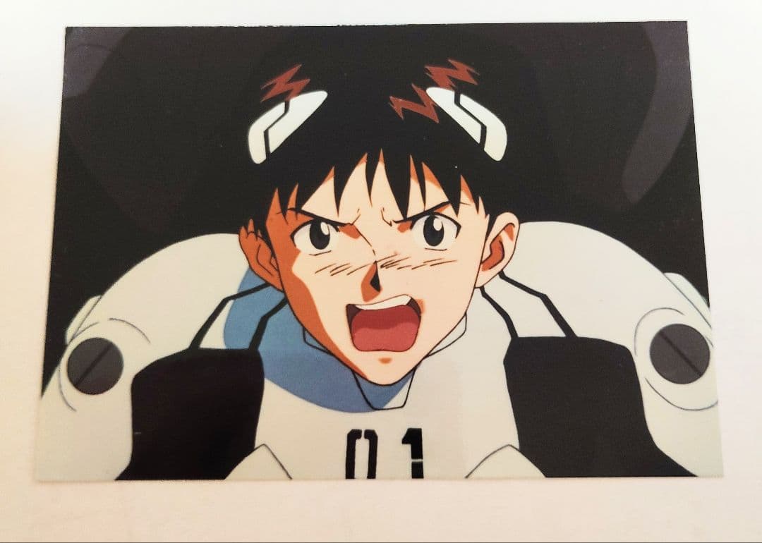 エヴァンゲリオン碇シンジ　場面生写真　TVアニメ版当時の物　非売品　未使用