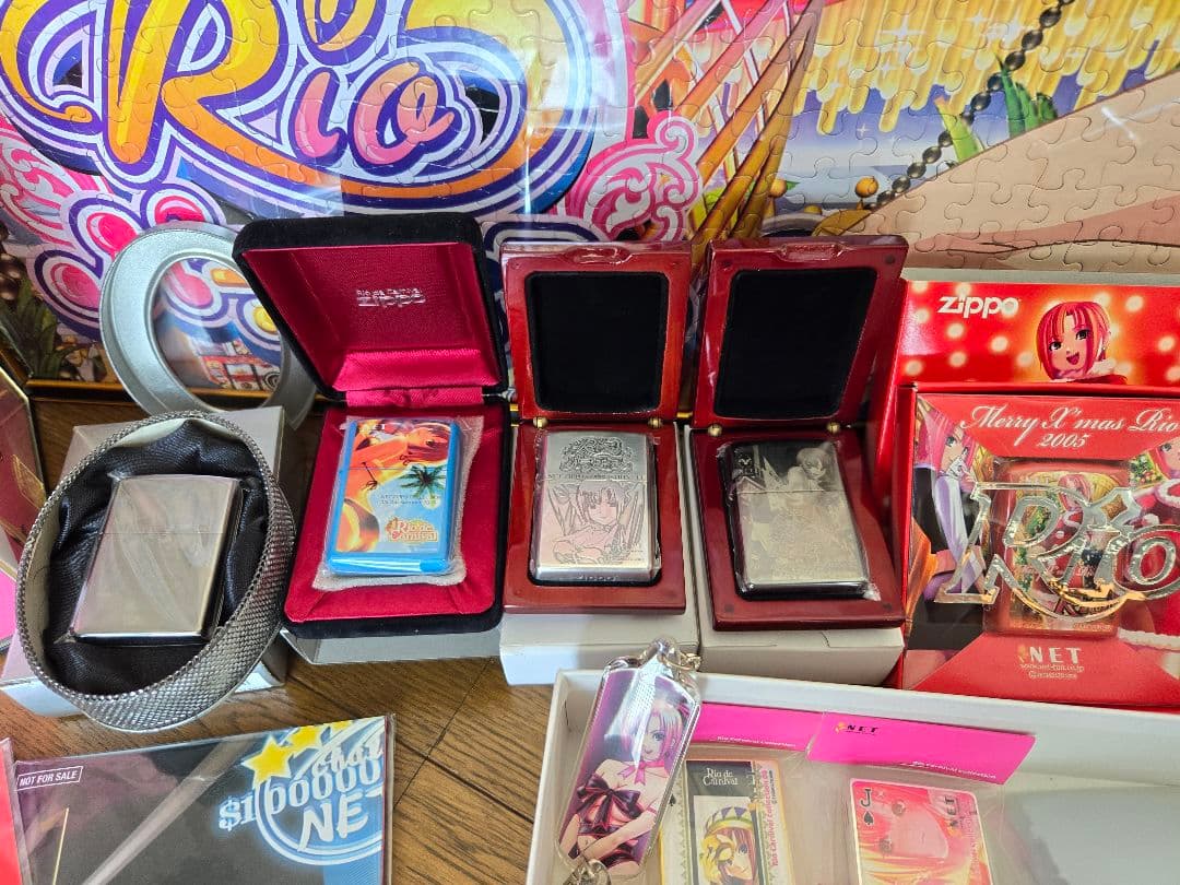 新品セット】RIO リオデカーニバル ZIPPOジッポーライター フィギュア