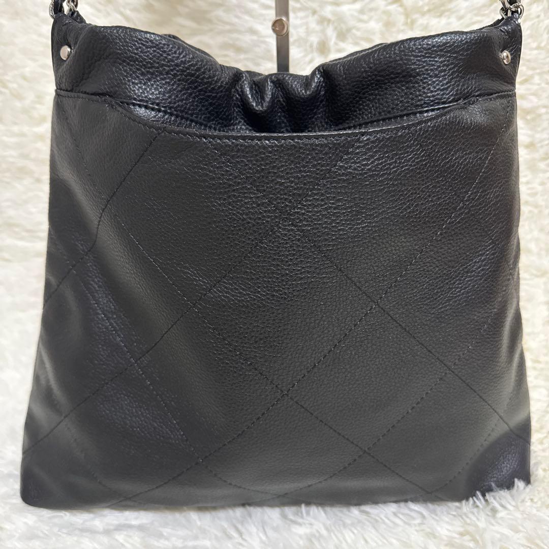 【HAYNY】本革 キルティング チェーンバッグ Barmed☆極美品