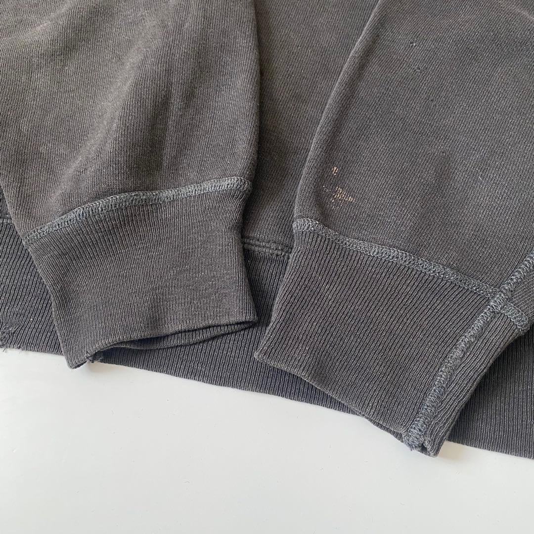 50-60s ヴィンテージスウェットフーディ フェードブラック