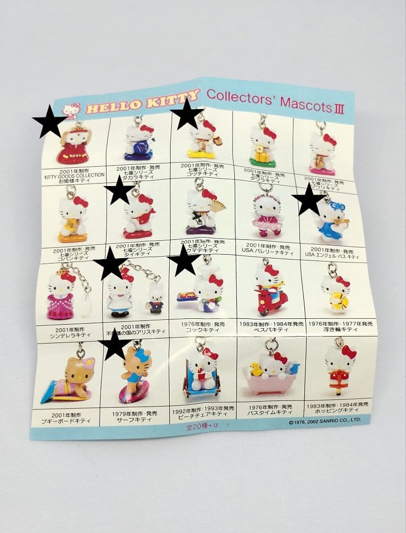 【激レア・希少】ハローキティ　コレクターズマスコットⅢ　7点