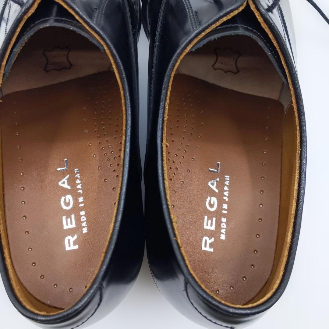 【極美品】REGAL リーガル 315R ストレートチップ 黒 25cm