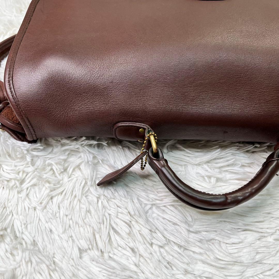 希少✨COACH コーチ ビンテージ 5180 ブルリーフケース 2way