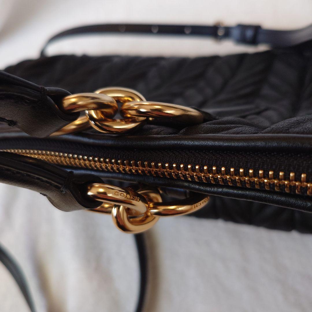 COACH コーチ 2way　レザー ショルダーバッグ