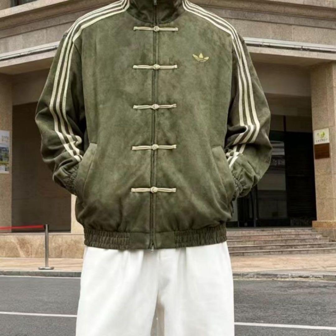 adidasアディダス 中国限定 蛇年トラックジャケットグリーン サイズXL