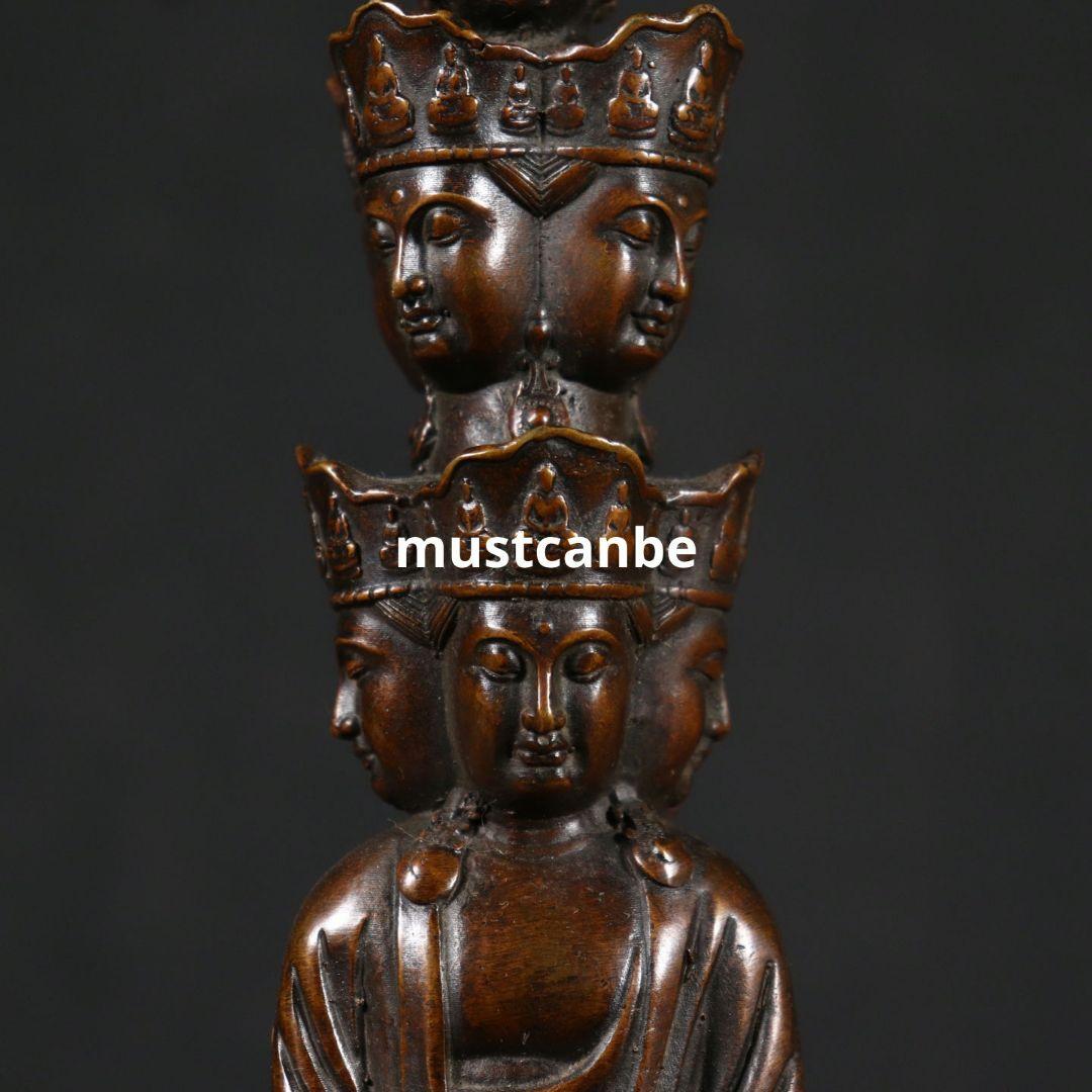 仏教美術 仏像 峨眉山金頂十方普賢菩薩仏像家内 仏堂 に菩薩銅像 安置