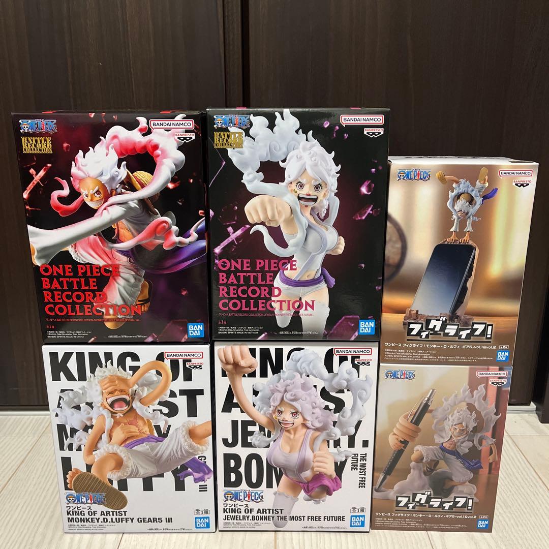 ワンピース フィギュアセット ルフィ ボニー フィグライフ - メルカリ