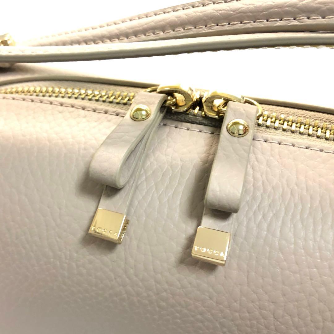 【まゆ ✨】　TOCCA ポシェットバッグ　ショルダーバッグ　グレージュ