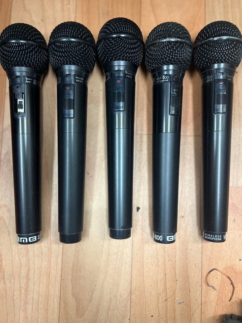 BMB ワイヤレスマイク WM-800 ジャンク品 33本です BMB ワイヤレス